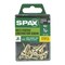 Spax Sheet Metal Screw, #6 x 5/8 in, Zinc Yellow Steel Flat Head Square Drive 4101020350162 - alternate 4